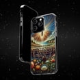 thumbnail image 6 of DistinctInk Hybrid (Acrylic / TPU) Clear Slim Fit Case for Apple iPhone 14 Pro (6.1" Screen) - "1 John 4:7 – Love: A Divine Connection", 6 of 8