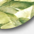 thumbnail image 2 of Designart 'Tropical Canopy II Green' Farmhouse Metal Circle Wall Art, 2 of 3