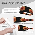 thumbnail image 4 of Rocae Orange Dalia for Elastic Exercise Headband for Men and Women Moisture Wicking Athletic Sweatbands Summer Accessories Elastic Bands, 4 of 9