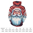 thumbnail image 4 of POBUDS Hoodie, Regular Fit Sporty Pullover Hooded Sweatshirt for Men Women Ginger Snowman Crystal Ball Muscle 4XL, 4 of 6