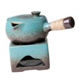 thumbnail image 4 of DOLITY Japanese Tea Kettle Portable Pot Water Kettle Kung Fu Tea Pot Japanese Tea Blue, 4 of 9