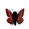 thumbnail image 2 of Realistic Butterfly Stuffed Plushie - Soft Cute Insect Kawaii Room Decor Gift(Red), 2 of 6