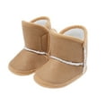 thumbnail image 2 of Bmnmsl Baby Boots Winter Warm Soft Sole Fluffy Cute Non Slip Shoes for Newborn Infant, 2 of 6