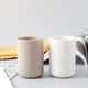 thumbnail image 4 of Vasos para cepillos de dientes 2 piezas, soporte para cepillos de dientes para baño, vaso, vaso de plástico de 300 ml (blanco y marrón), 4 of 5