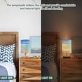 thumbnail image 5 of Shells on Beach Bedside Table Lamp LED Desk Lamps with USB Charging Port Cylinder Retro Warm Lights for Bedroom Living Room Coffee Bar Decoration, 5 of 7