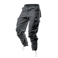 thumbnail image 3 of Wyzesi Jacket for Pants Men Formal Jogging In Spring and Summer Relaxing and Relaxing Beach Vacation Nine Point Sweatpants Christmas Casual Pants Costumes, 3 of 9