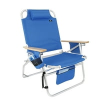 Big Jumbo 500 lbs XL Wide Heavy Duty Beach Chair for Big & Tall Adults, Aluminum Tubing - 4 Reclining Positions