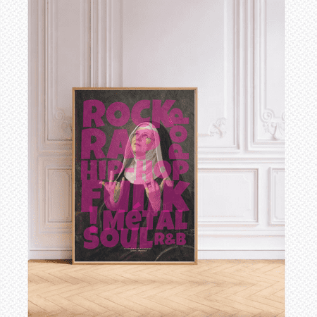 Ryg,033,Modern A1, A2 And A3 Art Poster , Feminine Pop Wall Art , Contemporary Decorative Poster , Lucienne. Phenomenal., Poster Only
