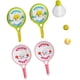thumbnail image 5 of 2 piezas de raqueta de bádminton para niños juguete deportivo con pelota y volante juguete interactivo regalo raqueta de bádminton para niños césped Contiene 3 bolas, 5 of 8