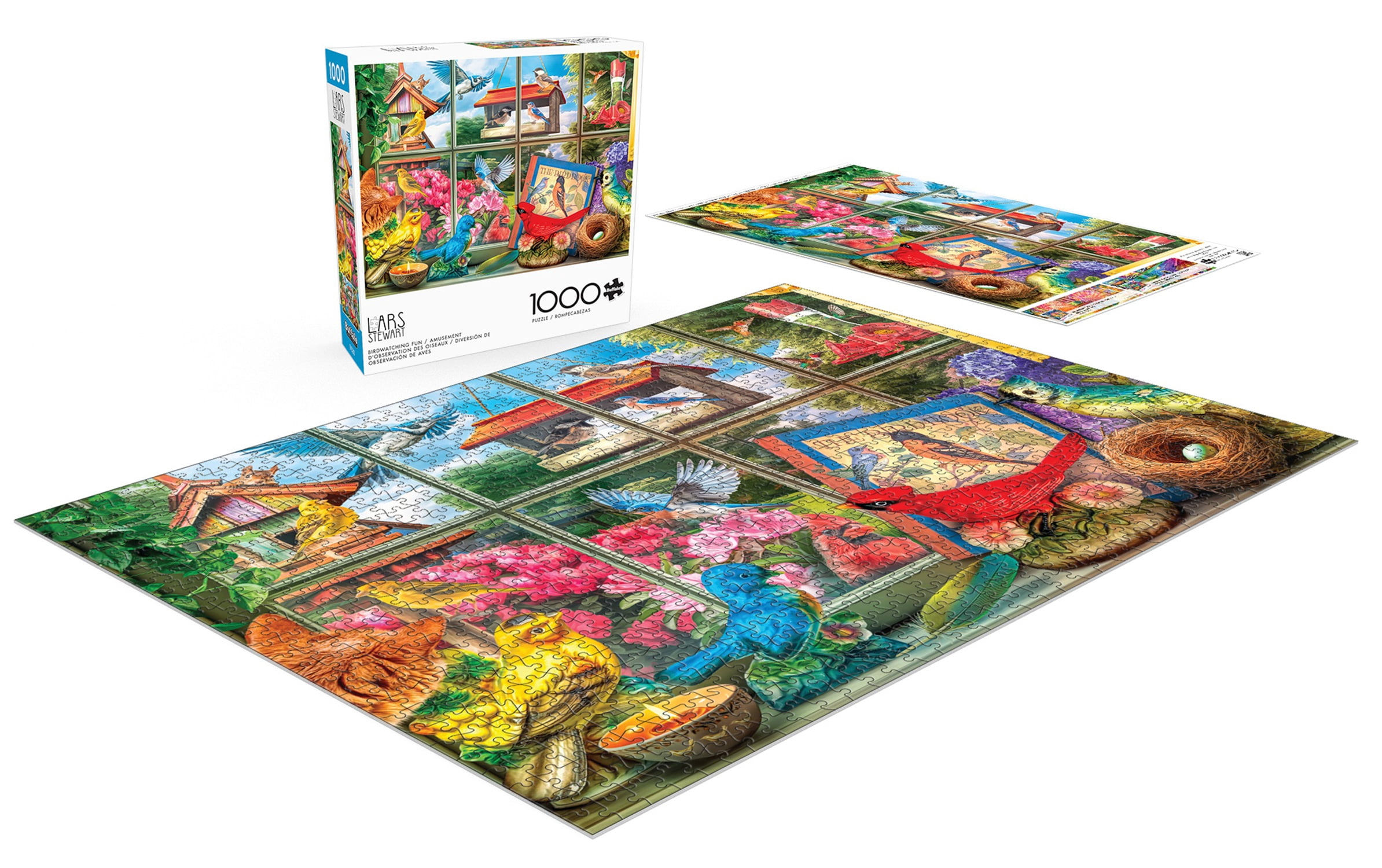 Buffalo Games 1000-Piece Birdwatching Fun Interlocking Jigsaw Puzzle for Adults Ages 14+