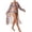 Beige#3, variant on Levmjia Women's High Waist Swimsuit 3 Piece Set, Long Sleeve Cover Up Bikini Set with Print, Beachwear for Summer Vacation, S - XL Plus Size Swimsuits for Women