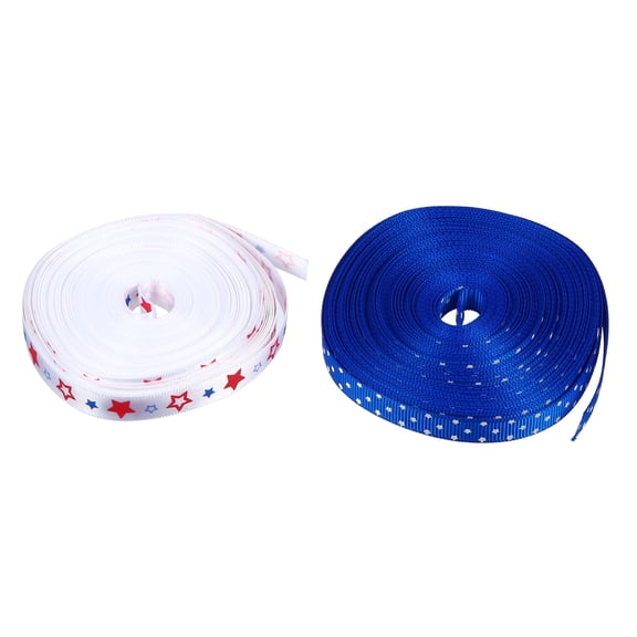 KAKOWELY Dacron Red Ribbon for Bouquet and Cake Wrapping with Silky and Soft Texture