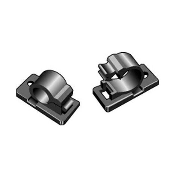12Pl003 Black 1/2 Inch Self Adhesive Cable Clamps 50 Per Bag Walmart