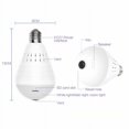 Light Bulb Camera WiFi Panoramic IP Security Surveillance System with