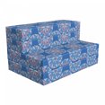 thumbnail image 1 of Floral Foldable Mattress, Mandala Motifs with Leaves, 74.8" x 39.4", Violet Blue Pink, by Ambesonne, 1 of 4