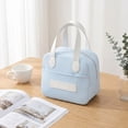 thumbnail image 5 of LIERTOUR Lunch Tote for Work and Portable Thermal Insulation Lunch Box Bag Small Size Hand Food Carry Pack for Office Break and Travel Utility Gear Blue, 5 of 5