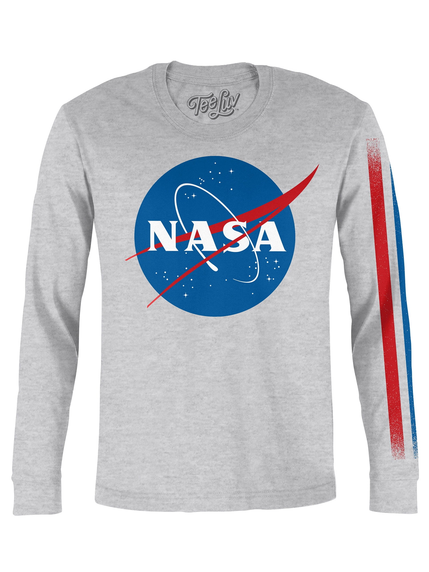 Tee Luv Retro NASA Long Sleeve Logo Shirt - Walmart.com