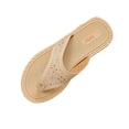 thumbnail image 1 of Sandalias Planas con Correas de Tobillo Zapatillas de Espadrille Del Pie Perforado, Sandalias Planas de las Mujeres Del Pie Redondo Del Verano, 1 of 9