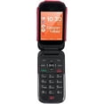 thumbnail image 5 of BELTRON Leather Case for Consumer Cellular Iris Flip Phone 2023 - Features: Secure Fit, Rotating Belt Clip, Screen & Keypad Protection SH3320 - Red, 5 of 6