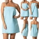 thumbnail image 2 of Falda de playa de toalla de baño de tubo de color sólido de toalla de baño de moda para mujer Wmkox8yi FGJ1485, 2 of 9