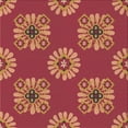 thumbnail image 1 of Ahgly Company Machine Washable Indoor Square Transitional Crimson Red Area Rugs, 7' Square, 1 of 7