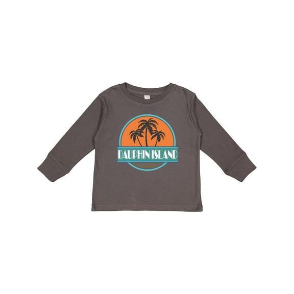 Inktastic Dauphin Island Alabama Vacation Boys or Girls Long Sleeve Toddler T-Shirt