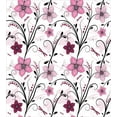 thumbnail image 3 of Dragonfly Duvet Cover Set, Shabby Form Floral Swirled Leaves and Florets Illustration, Decorative 3 Piece Bedding Set with 2 Pillow Shams, Queen Size, Pale Pink Dried Rose, by Ambesonne, 3 of 3