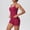 Suit-746Red, variant on Gamivast Athletic Sets for Women 2 Piece Scoop Neck Cami Tank & Biker Shorts Fitness Outfits High Waist Yoga Workout Running Sporty Matching Suits