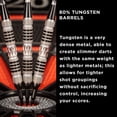 thumbnail image 4 of Darts Viper Astro, 80% tungsteno, punta blanda, 16 g, con funda, 4 of 7