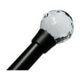 thumbnail image 2 of Linen Avenue Faceted Acrylic Single Window Curtain Rod Set, 48 to 86-inch, Matte Black, 2 of 5