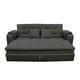 thumbnail image 3 of Sofa cama Plegable Mobydec Ankor en Lino Gris Oxford con Portavasos, 3 of 3