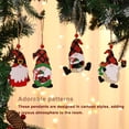 thumbnail image 3 of Adornos para árboles de Navidad de madera Árboles de Navidad de dibujos animados Colgantes pintados Colgantes para fiestas en casa Decoraciones artísticas para fiestas Eigraketly ZHF2746-00, 3 of 7