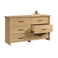 Mainstays Hillside 6Drawer Dresser, Dover Oak Finish