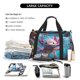 thumbnail image 5 of Easygdp Cute Underwater Axolotl Bolsa de Gimnasio, Bolsa de Viaje Duffel, Bolsa de Fin de Semana con Compartimentos, Bolsa de Mano para Noche, 5 of 7