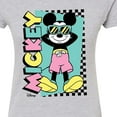 thumbnail image 3 of Disney - Mickey Sunbathe - Juniors Fitted Graphic T-Shirt, 3 of 5
