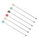 thumbnail image 5 of unbranded 6Ud Cocktail Stirrer De Acero Inoxidable Con De Donuts Para Uso En Hogar, 5 of 8