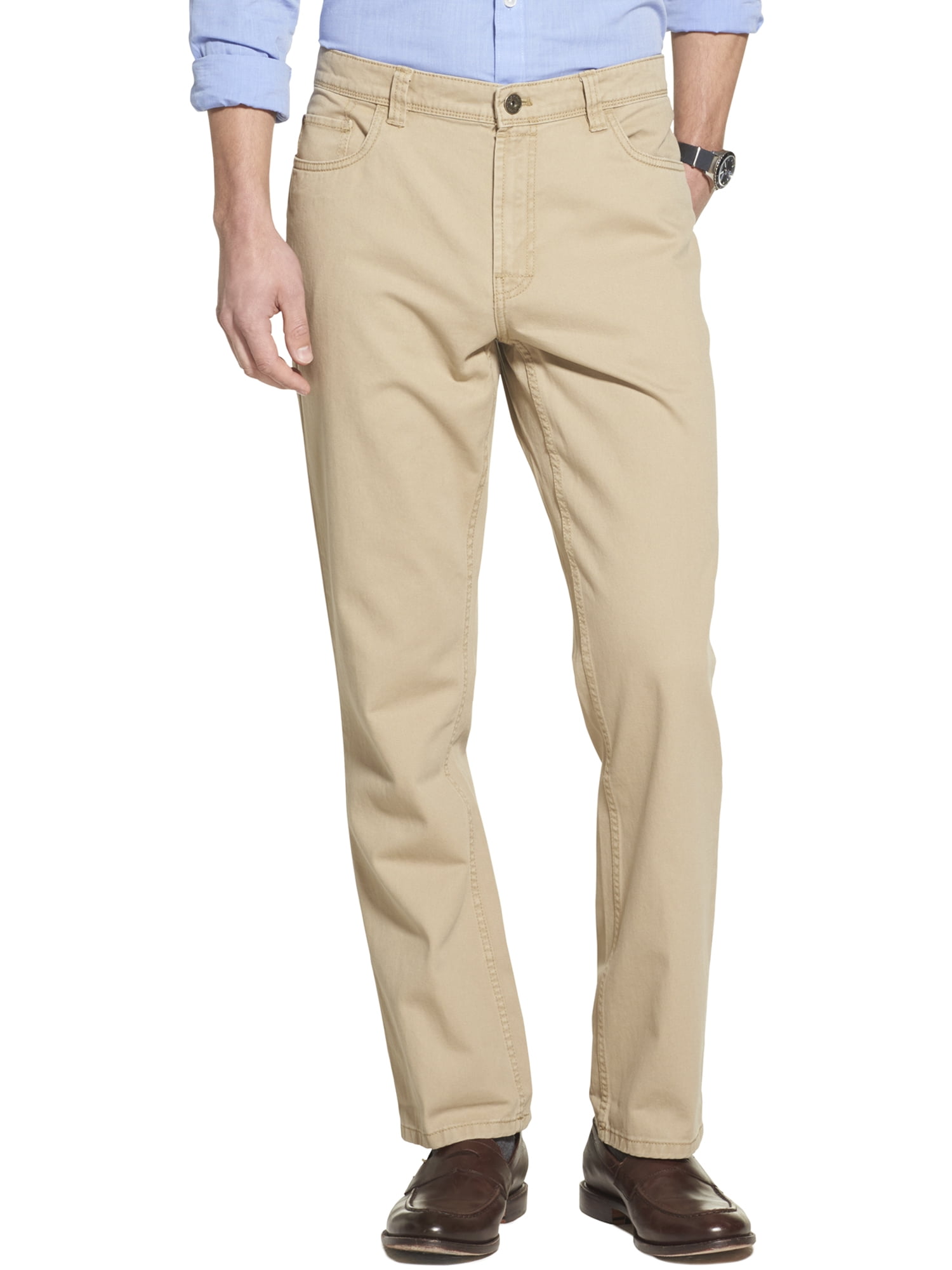 IZOD Originals Men's Classic Straight Fit 5-Pocket Twill Pant - Walmart.com