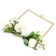 thumbnail image 4 of Corona floral, aro floral, anillo de metal, anillo de metal, decoración de pared, integración perfecta, 4 of 12