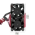 thumbnail image 3 of HLONK Durable Brushless Motor Heatsink Radiator Twin Cooling Fan for RC Car 550 540 Sink Cover Electric Engine, 3 of 7
