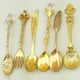 thumbnail image 4 of Cucharas y Tenedor Vintage Sunnimix Estilo Real Tallado Oro, 4 of 7