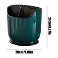 thumbnail image 3 of TIMIFIS Storage Bin, Kitchen Rotating Knife Rack Storage Rack Countertop Multifunctional Cutlery Tube Knife Rack Integrated Storage Box Household Kitchen Knife Rack Kitchen Appliances, 3 of 6