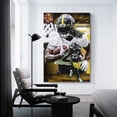 thumbnail image 3 of Najee Harris Canvas Poster Poster Decorative Painting Canvas Wall Art Living Room Posters Bedroom Painting 12x18inch(30x45cm), 3 of 6