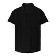 thumbnail image 3 of Bcfgryg Men's Slim Fit Casual Shirt Breathable Stretch Comfortable Summer Daily Wear Solid Color T Shirt For Men With Stylish Design Men's Slim Fit Dress Shirts, 3 of 3