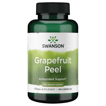 Swanson Full-Spectrum Grapefruit Peel 600 mg 120 Capsules