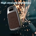 thumbnail image 5 of Key Fob Cover with Heavy-duty Keychain for Audi A4 A5 A6 Q3 Q5 Q7 TTS S4 RS4 R8 Key Case Holder Protector Metal Keychain, 5 of 7