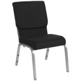 thumbnail image 1 of Bowery Hill Church Stacking Guest Chair in Black, 1 of 9