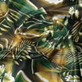 thumbnail image 7 of Ambesonne Forest Valance & Curtain, Fantasy Jungle Floral Leaves, 55"x45", Amber Forest Green and Fawn, 7 of 7