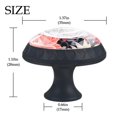 thumbnail image 4 of 4 Pcs Flower Knobs for Kitchen Cabinet Cupboard Dresser Bookcase Drawer Pulls Handles Round Home Decor, 4 of 8