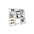 thumbnail image 2 of Manhattan Comfort Carpina 3 Piece Floating Ladder Bookcase in White, 2 of 2