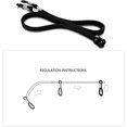 thumbnail image 5 of Piezas, correa de gafas de PU negra, cuerda para gafas deportivas y gafas de sol, 5 of 5